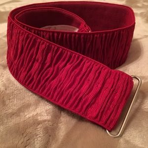 NWT Red elastic Belt